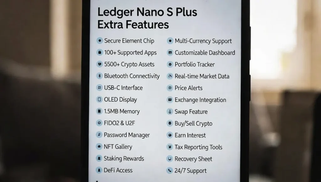 Ledger Nano S Plus Extra Features Inside Ledger